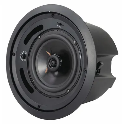 SPECO TECHNOLOGIES In-Ceiling Speaker: Passive, 2-Way, 8 ohm Impedance, 9 1/2 in Overall Ht - Ceiling-Mount Speakers