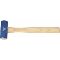 Steel Engineering Hammer: Wood Handle, 3 lb Head Wt, 1 1/2 in Dia, 16 in Overall Lg, Hexagon Shape (MPN SDF48)