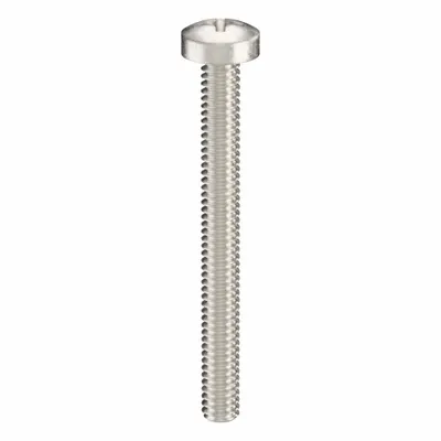 USA INDUSTRIALS Machine Screw: M2x0.40 Thread Size, 20 mm Lg, 316, Stainless Steel, Plain - Pan Head Machine Screws
