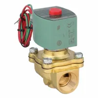 REDHAT Solenoid Valve: 2-Way, Normally Closed, 3/4 in Pipe Size, 110V AC/120V AC, Watertight (MPN 8210G095LF 120/60, 110/50)