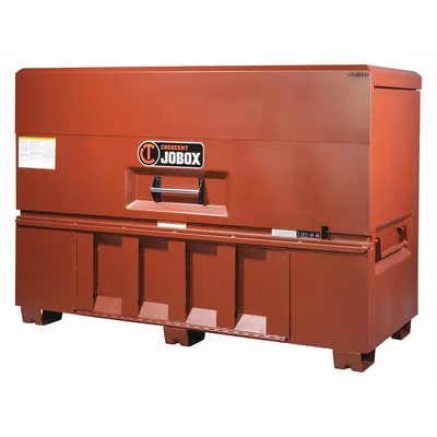 CRESCENT JOBOX Piano-Style Jobsite Box, 31x74x51 in, 60.3 cu ft, Brown - Piano-Style Jobsite Boxes