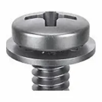 SEMS Screw: Internal Tooth, M4x0.70 Thread Size, 10 mm Lg, Stainless Steel, Passivated, Pan, 10 PK (MPN 1-MPI-4-10)