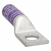 Compression Lug: 1/2 in Stud Size, 4/0 AWG – 4/0 AWG For Wire Sizes, Stranded Wire Type, Long (MPN YA28)