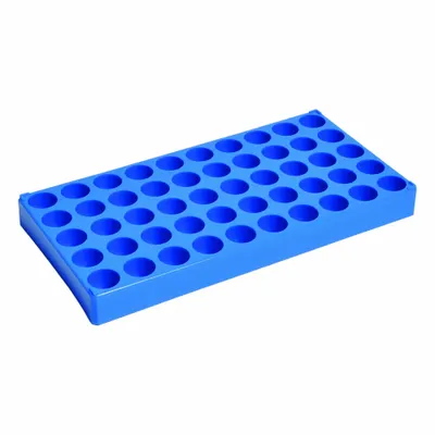 UNITED SCIENTIFIC Vial Racks: 6 7/8 in Overall Wd, 1 1/4 in Overall Ht, 13 1/2 in Overall Lg - Lab Storage Racks
