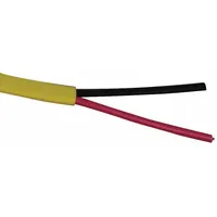 CAROL Fire Alarm Cable: 1,000 ft Cable Lg, Plenum, Plenum, PVC, PVC, Yellow, PVC, 2 Conductors (MPN E3522S.41.05)