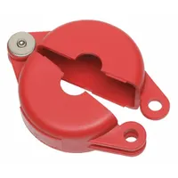 ABILITY ONE Gate Valve Lockout: Hinged, For 2 1/2 in Max Hand Wheel Dia, For 1 in Min Hand Wheel Dia (MPN 5340-01-650-2650)