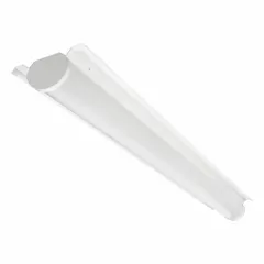 This LED strip light retrofit kit replaces two 96W fluorescent fixtures in troffer housings. It delivers 7230 lumens at 4000K color temperature, consumes 54 watts, and operates on 120 to 277V AC. The unit is dimmable via 0-10V control and includes no sensor.