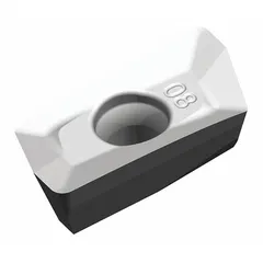 This parallelogram indexable milling insert is designed for general-purpose milling of steel and cast iron. It is suitable for roughing and semi-finishing operations in industrial machining applications.