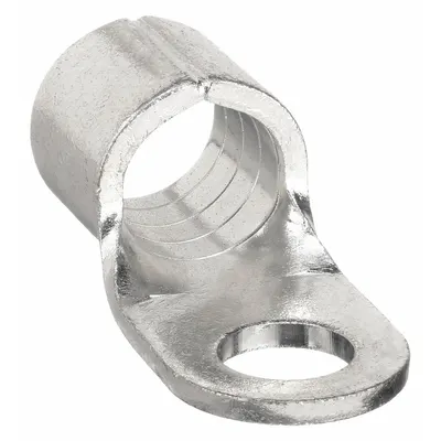 BURNDY Ring Terminal: Bare, 5/16 in Stud Size, 4/0 AWG to 4/0 AWG Wire Sizes - Non-Insulated Ring Terminals