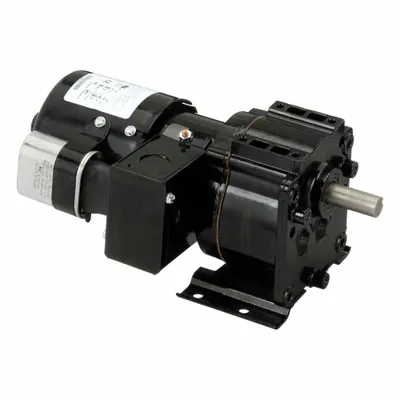 Dayton Gearmotor: Parallel, Single Output Shaft, PSC, TEFC, 70 RPM, 61 in-lb Max Torque - Parallel Shaft AC Gearmotors