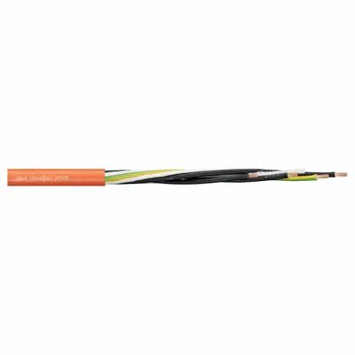 CHAINFLEX Motor Cable: 12 AWG, 4 Conductors, Order by the Foot, PUR Jacket - Continuous Flexing Power Cables