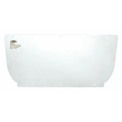 CONDOR Face Shield Visor: 15 1/2 in Overall Wd, 7 in Overall Ht, 1 mm Overall Thick - General Purpose Replacement Visors