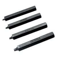 QUICK OUTS Screw Extractor Set: 4 Pc, #6 to 1/4 in Capacity (MPN ZEXTC-SET6-14)