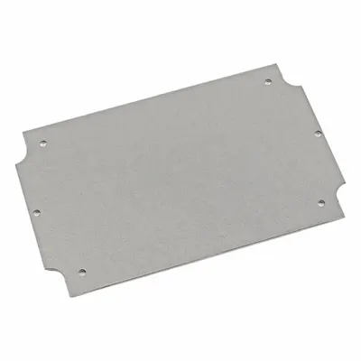 HAMMOND Inner Panel: Back Panel Panel, 6.58 in Overall Ht, 4.2 in Overall Wd, Steel - Interior Mounting Panels