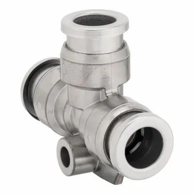 SMC Stainless Steel Tube Fitting Tee - Stainless Steel Tube Fittings