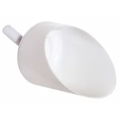 HDPE Lab Scoop, 4 L (1 gal), 38.1 cm, White, FDA Grade