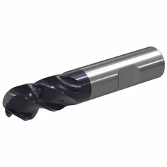 WIDIA Ball End Mill: Carbide, TiAlN Coated, 4 Flute, 5/8" Mill Dia, 1-1/4" LOC, 3-1/2" OAL (MPN W40BE16008RBW WU20PE)