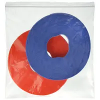Single-zip reclosable poly bag with 2 mil thickness. Measures 2 inches wide by 2 inches long. Flat-pack configuration without hang hole. Pack of 1,000 bags suitable for packaging, storing, or organizing small parts and hardware
