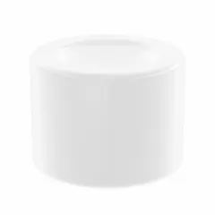 Glass-filled PTFE sleeve bearing with 5/16 in bore, 1/2 in OD, and 3/8 in overall length. White color, sold in pack of 10. Suitable for rotating or sliding shaft applications requiring chemical and heat resistance, such as in pumps, mixers, and processing equipment.