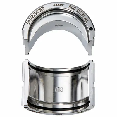 MILWAUKEE Upper and Lower Crimping Die: 600 kcmil, U Style Dies, For Use With 2779-22 - Milwaukee Replacement Crimping Dies