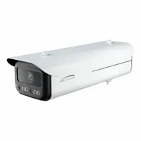 This 4MP fixed network IP video camera features a 1/1.8 CMOS sensor and a box design. With a 32mm max focal length and 41° max viewing angle, it is suited for focused, long-range surveillance in commercial and industrial settings. Connectivity is via RJ45
