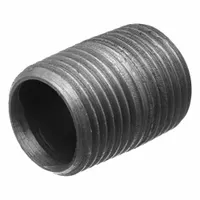 Pipe Nipple: 2 in Nominal Pipe Size, Male NPT x Male NPT, 2 in Lg, Schedule 40, Welded, PTFE (MPN ZUSA-PF-22128)