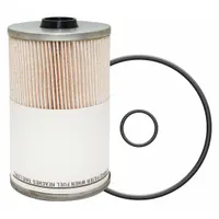 Cartridge-type diesel fuel filter with cellulose media, 4 3/16 in outside diameter and 11/16 in inside diameter. Includes a relief valve to regulate fuel flow. Suitable for use in diesel engine fuel systems on Kenworth trucks