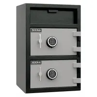 Cash Depository Safe: Key Lock, 3.6 cu ft Capacity, Steel, 30 in H x 20 in W x 20 in D (MPN MFL3020EE)