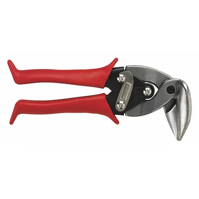 MIDWEST SNIPS Aviation Snip: Left, 8 3/4 in Overall Lg, 1 1/4 in Cutting Lg, Steel, Plastic - Aviation Snips