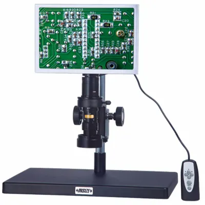 INSIZE Digital Measuring Microscope: Compound, Monocular, 15X to 100X - Compound Microscopes
