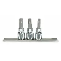 WESTWARD Brake Socket Set: Star Bit Set, GM and Ford Brake Calipers to Remove and Install Brake Pads
