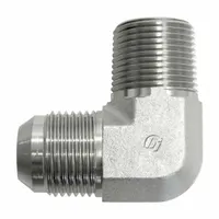 Stainless Hydraulic Adapter: 1-11-1/2/1-5/16"-12 Thread Size, 1 in x 1 in Fitting Size, Male x Male (MPN 2501-16-16-SS)
