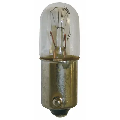 Siemens Incandescent Bulb: Incandescent, Miniature Bayonet (BA9s), (T) Tubular - BA9s Single-Contact Miniature Bayonet Base Lamps