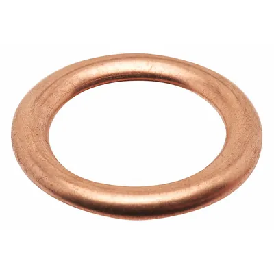 SUR-R Oil Drain Gasket: Copper, 1/2 in Inside Dia, Copper - Oil Drain Plug Gaskets