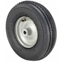 APPROVED VENDOR Pneumatic Wheel: 12 1/4 in Wheel Dia., 3 1/2 in Wheel Wd, Rubber, 3 1/4 in Hub Lg