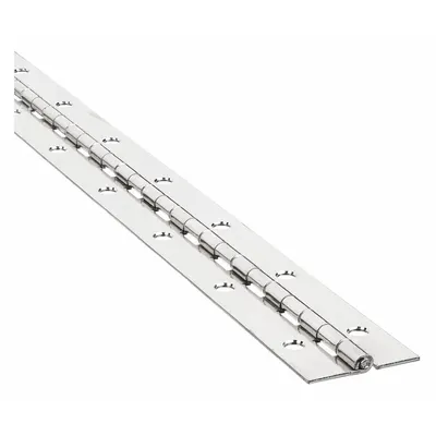 OEM Steel Full Surface-Mount Piano Hinge, 48 in Leaf Height, 3/4 in Leaf Width - Full Surface-Mount Piano Hinges