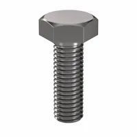Hex Head Cap Screw: Steel, Class 8.8, Plain, M10, Metric, 30 mm lg, Fully Threaded, Metric, 50 PK (MPN HC3810030-050P1)