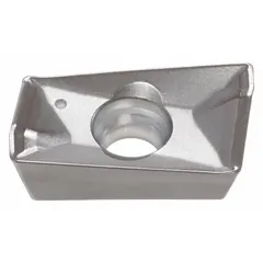 Parallelogram indexable milling insert for general-purpose milling of steel and cast iron. Positive rake geometry and AH120 grade provide reliable cutting performance in medium machining operations. Suitable for industrial applications such as automotive and heavy equipment manufacturing.