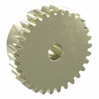 Spur Gear: Module m 1, 30 Teeth, 6 mm Bore Dia, Brass, 20° Pressure Angle, Finished Bore (MPN BSS1-30B)