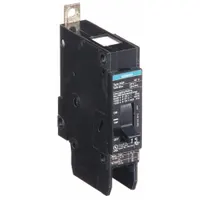 Single-pole bolt-on miniature circuit breaker rated 15 A at 277V AC. Provides overcurrent protection for branch circuits in electrical distribution systems. Suitable for use in panelboards requiring bolt-on breakers