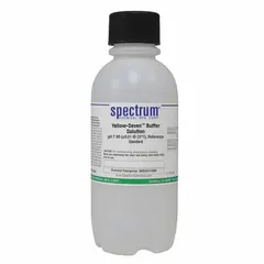 SPECTRUM Buffer - pH 7.00 - Yellow: Lab, 500 mL Volume, Liquid, pH 7.00 +/-001 @ 25°C, Plastic, 1 (MPN B1168-500MLPL). Key specifications — Brand: SPECTRUM; CAS Number: 99-76-3; Chemical Family Type: Buffer; Chemical Grade: Lab; Concentration: pH 7.00 +/-001 @ 25°C; Container Material: Plastic; Container Type: Bottle; Form: Liquid.