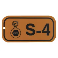BRADY Lockout Tag: None/ No Header, S-4, Polystyrene, English, Plastic, Holes (MPN 105662)