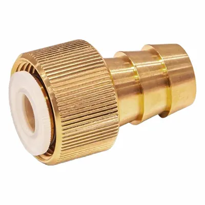 JW WINCO Fluid Valve Connector Piece: For GN 880, Straight, 26 mm Nominal Size, Copper - Fluid Drain Valve Fittings