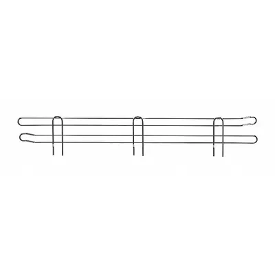 QUANTUM STORAGE SYSTEMS Ledge: 18 in x 1/32 in x 4 in - Ledges for Wire Shelving