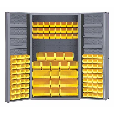 DURHAM MFG Standard Bin Cabinet with Shelves - Standard Bin Cabinets with Shelves