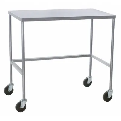 EAGLE GROUP Work Table: Fixed Ht, Stainless Steel, 58 in x 24 in - Stainless-Steel-Top Mobile Worktables
