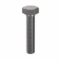 Hex Head Cap Screw: Steel, Class 8.8, Plain, M6, Metric, 30 mm lg, Fully Threaded, Metric, 100 PK (MPN HC3806030-100P1)