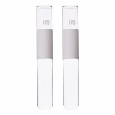 KIMBLE Test Tube: 3 mL, Test Tube, 10 mm Body Dia, 75 mm Overall Ht, Colorless - Glass Test Tubes