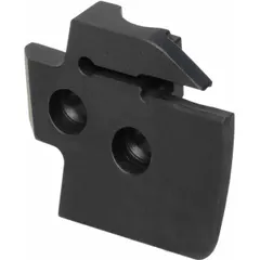 The KYOCERA KGDFR256CC is an indexable cutting blade designed for face grooving operations on lathes and machining centers. It is used to create precise grooves on the face of workpieces, commonly applied in general machining tasks where accurate groove dimensions and surface finish are required.
