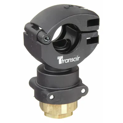 TRANSAIR Push-Fit Adapter Fitting: 1 in Pipe x 1/2 in Pipe Size, FNPT x FNPT, Polyamide - Polyamide Tube Fittings for Compressed Air Systems